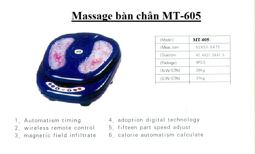 Máy massage chân MT-605