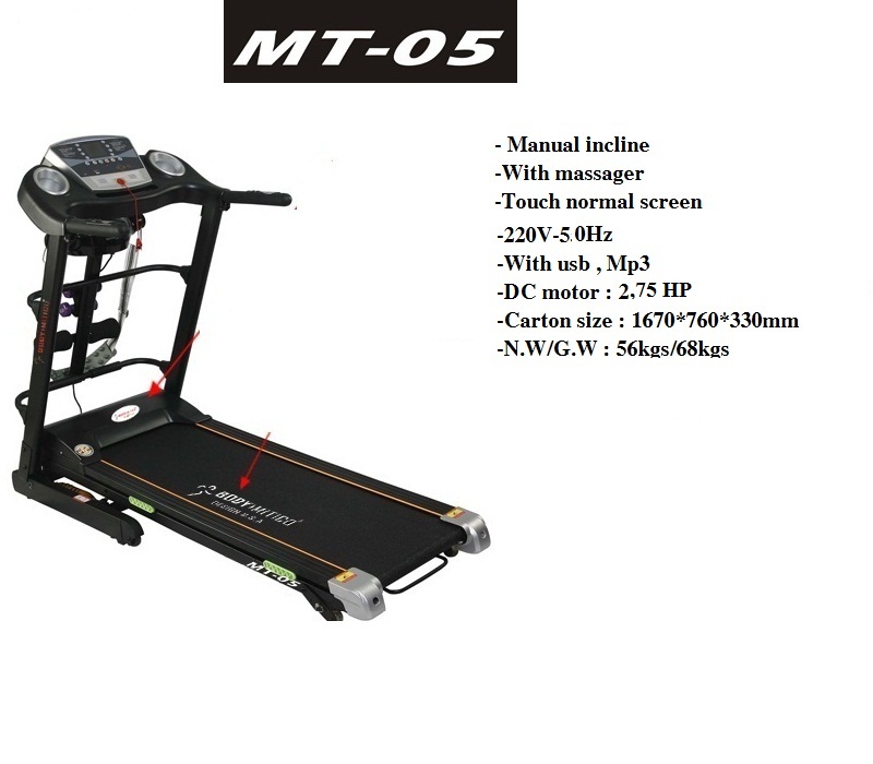 Máy chạy bộ điện MT-05 (2.75 HP)